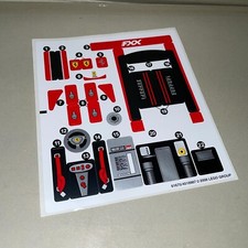 Lego Racers foglio adesivo
