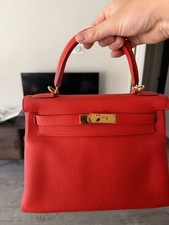 Hermes Kelly 28 Capucine Togo