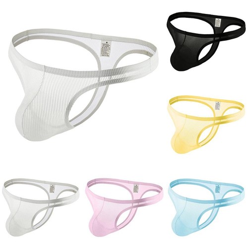 Slip uomo trasparente perizoma