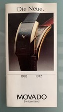 Catalogo originale Movado 1992  wrist watch (in tedesco)