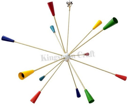 Lampadario ottone design - lampadario, in