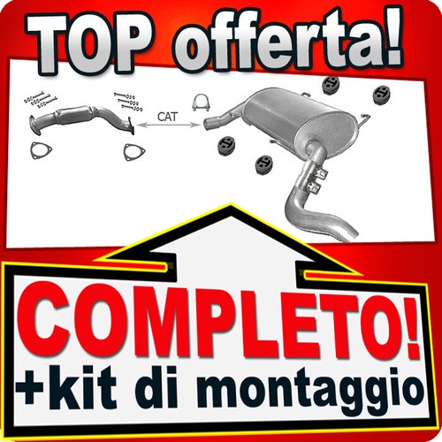 Scarico completo per fiat - scarico,