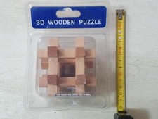 TOYS 3D WOODEN PUZZLE GIOCO D'INGEGNO IN LEGNO ROMPICAPO