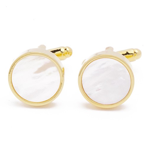 Gemelli oro tondo con - gemelli,