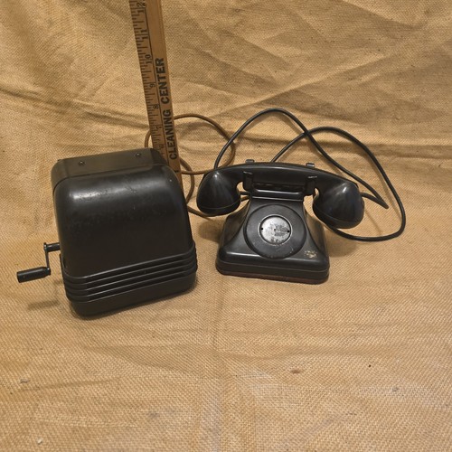 Telefono vintage manovella - telefono, a