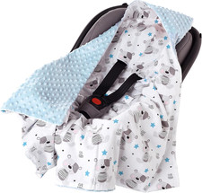 Coperta Neonato Ovetto Sacco per Passeggino - 100% Cotone Universale Blanket 85X