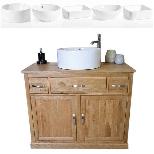 Mobile lavabo bagno rovere - in,