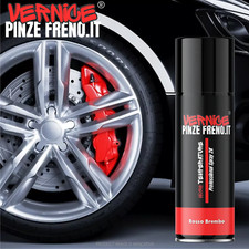 Vernice 2K per pinze freni bomboletta spray ROSSO BREMBO auto moto alta temp