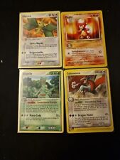 lotto 4 carte pokemon ITA COME DA FOTO Rare Vintage 