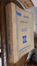 Catalogo Ricambi Parti di Ricambio Triumph Spitfire MK3 Sports Car Originale !!!