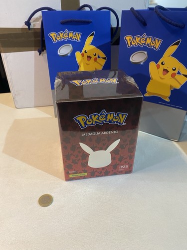 Pokemon medaglia argento - pokemon,
