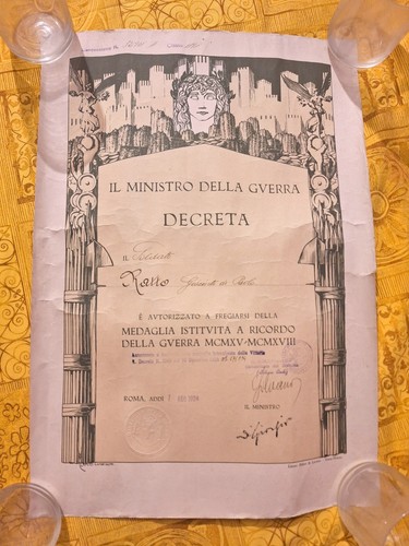 Set antico diplomi libro - di, diplomi,
