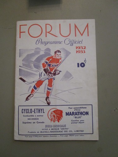 Programma hockey 1932 - programma,