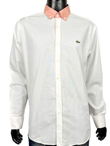 Lacoste camicia uomo bianca - uomo,