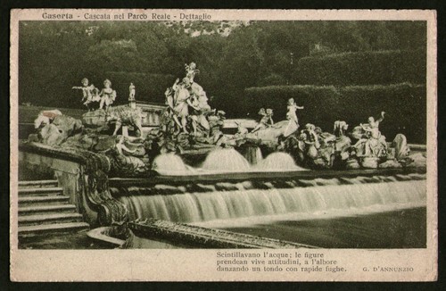 Caserta cascata nel - –, parco