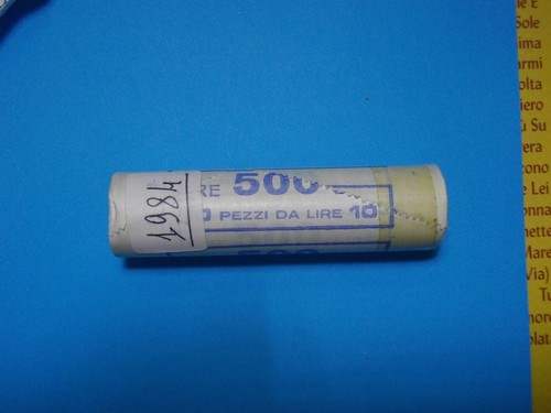 Rotolino zecca lire 1984 - rotolino, 10