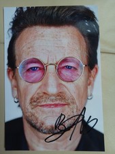 BONO (U2) foto autografa