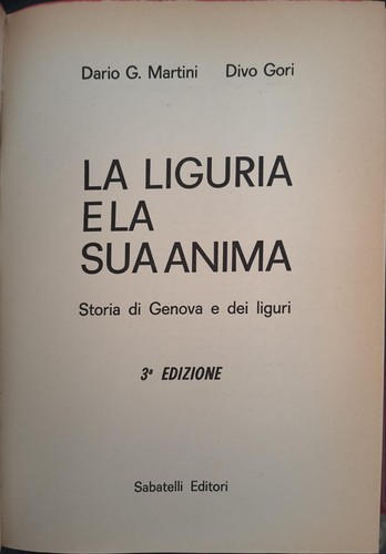 Martini gori liguria - la, e