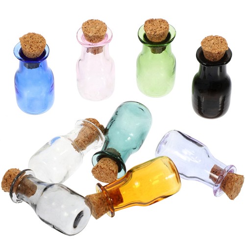 9pz mini bottiglie vetro - mini,