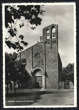 Arezzo, Chiesa di S. Domenico, cartolina 1936 