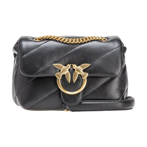 Pinko borsa puff mini nera - , oro