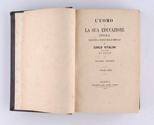 Carlo Vitalini - L'uomo e la sua educazione - 3 voll 1865