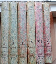 LA DIVINA COMMEDIA Fabbri Editore anno 1963 - 6 Volumi COMPLETA