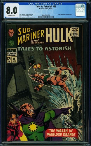 Tales astonish cgc 8 0 - to,