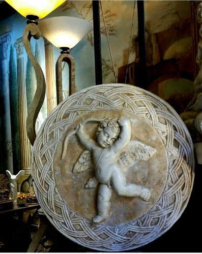 Tondo con cupido pezzo unico - ,