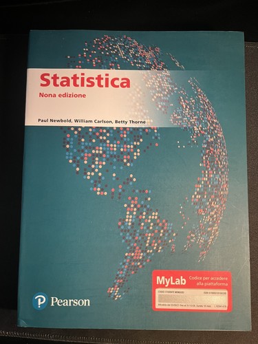 Statistica edizione mylab - statistica.,