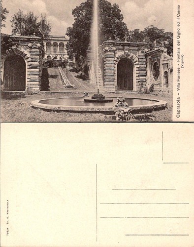 Cartolina caprarola villa - cartolina,