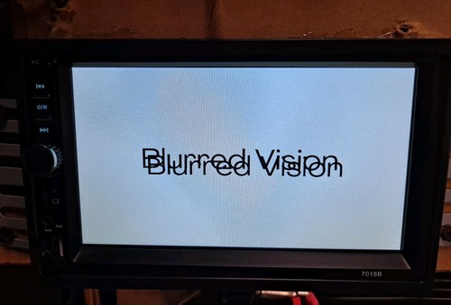 Blurred vision 7018b radio - blurred,