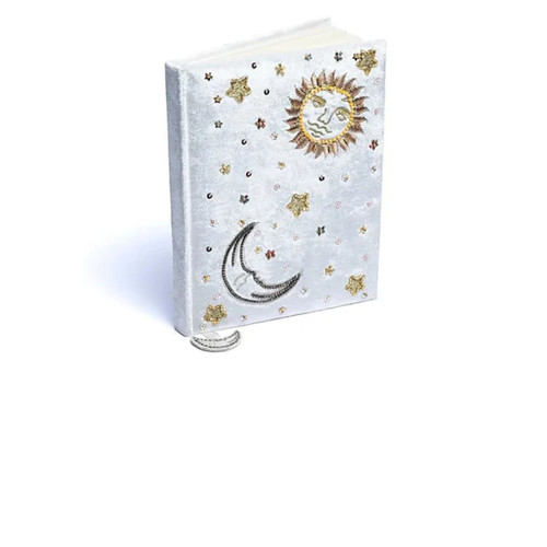 Quaderno bianco sole luna - bianco,