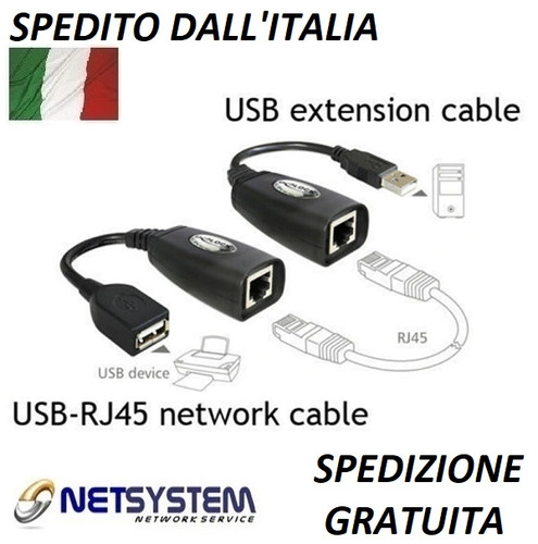 Usb maschio femmina - femmina, con
