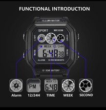 Orologio Sportivo Digitale LED