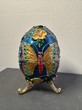 Beautiful Enamel Metal Faberge