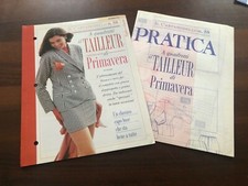 Cartamodello vintage il tailleur di primavera filo cucito sarta donna