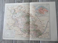  CARTE COULEURS 1900 VAUCLUSE