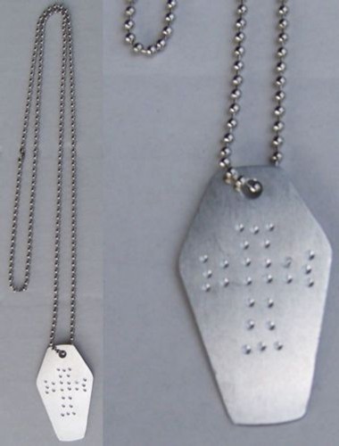 Collana piastrina militare - collana,