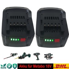 2x Batterie per Metabo 18V