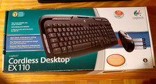 Logitech Cordless Desktop EX 110 - Tastiera + Mouse Wireless e Ricevitore