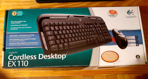 Logitech cordless desktop - logitech, ex