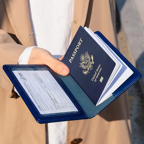 Porta passaporto pelle - porta, in