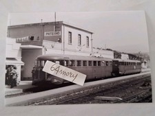 Fotografia Ferrovia Circumetnea FCE Stazione di Paterno' Coppia di Automotrici 
