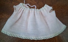 ABITO ROSA BAMBOLA  MINI FURGA ANNI 60/70