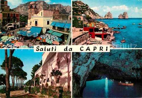 Capri piazzetta marina - capri,
