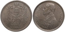 Monaco - 20 Franchi 1947 Lega