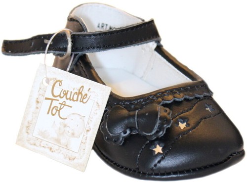 Scarpe carrozzina bambina - bambina, nero