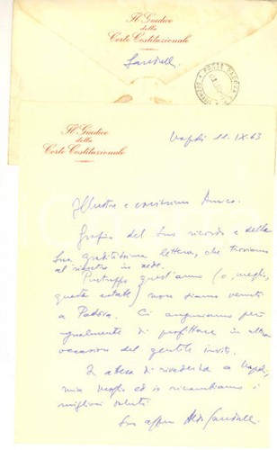 1963 napoli lettera - 1963,