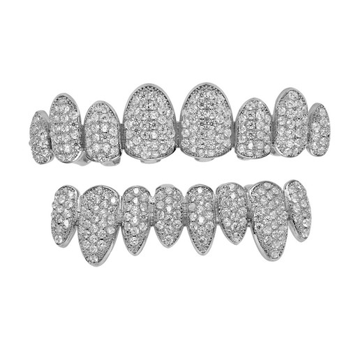Set griglia argento bocca